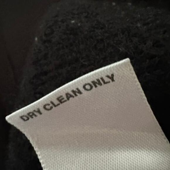 Cableas Sweater Womens MEDIUM Full Zip Wool Blend Gorpcore Outdoor Black Hiking - Picture 11 of 13